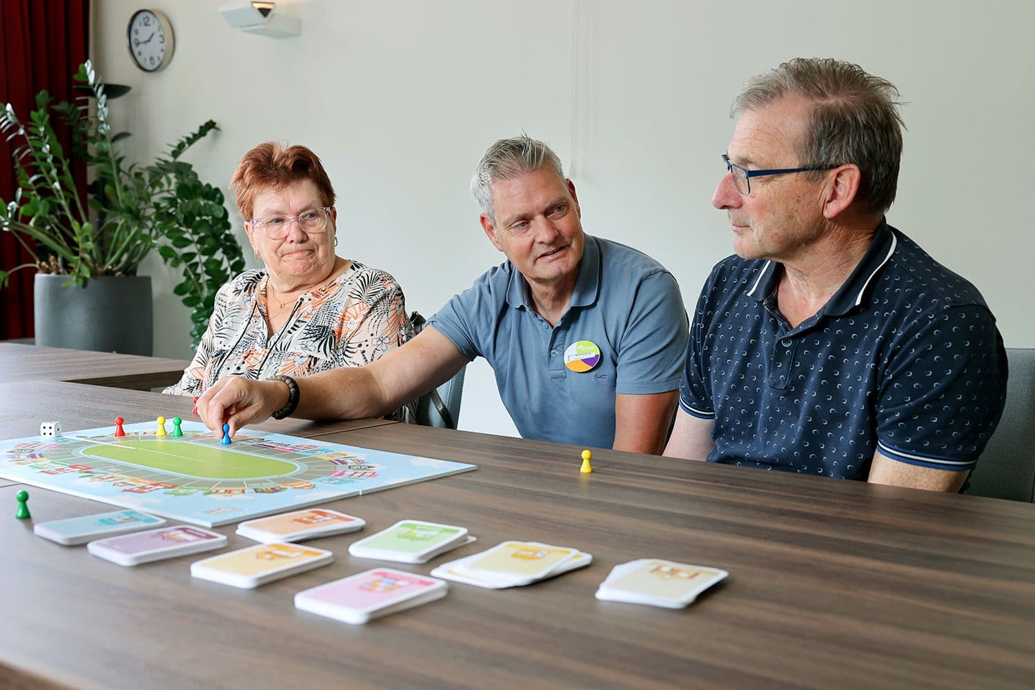 Vrijwilligers Dommelhoef met spel